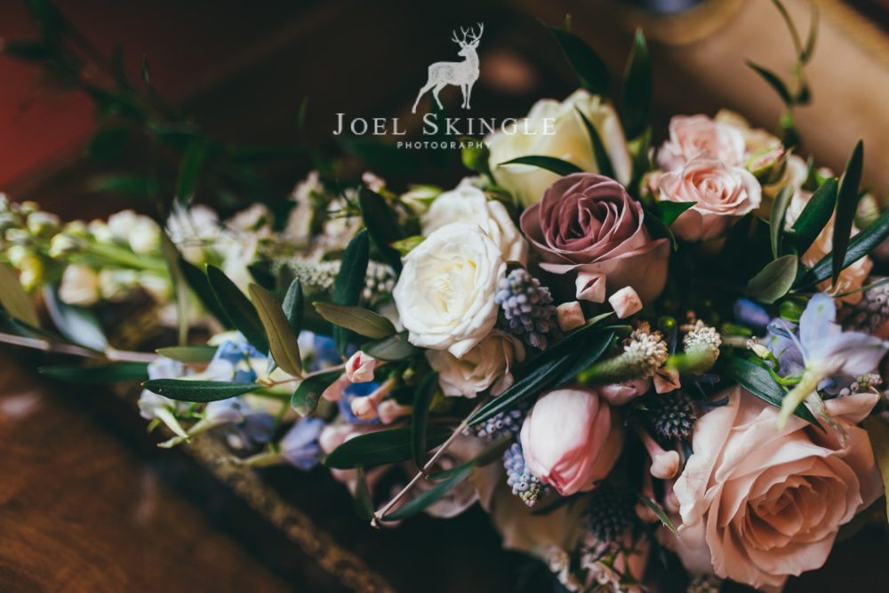 Close up wedding bouquet by Twisted Willow Floristry