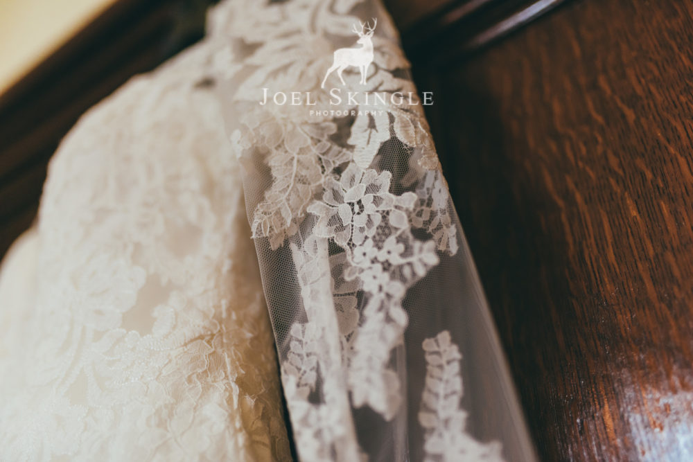 wedding gown lace