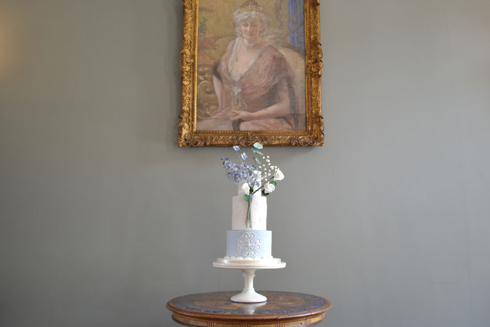floral wedding cake pepper arden hall
