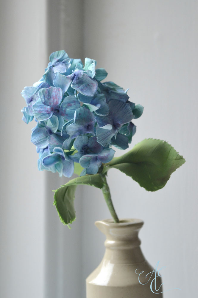 Hydrangea air dry clay hydrangea